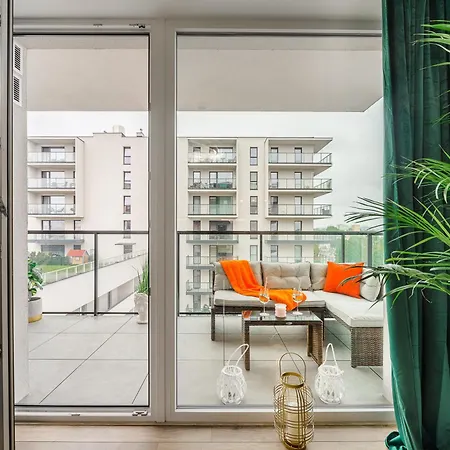 Lumina Stylish 3-Room Apart With Balcony Lodz  Exterior photo