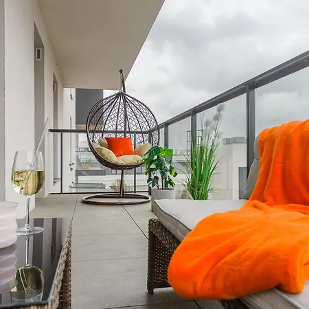 Lumina Stylish 3-Room Apart With Balcony Lodz  Exterior photo